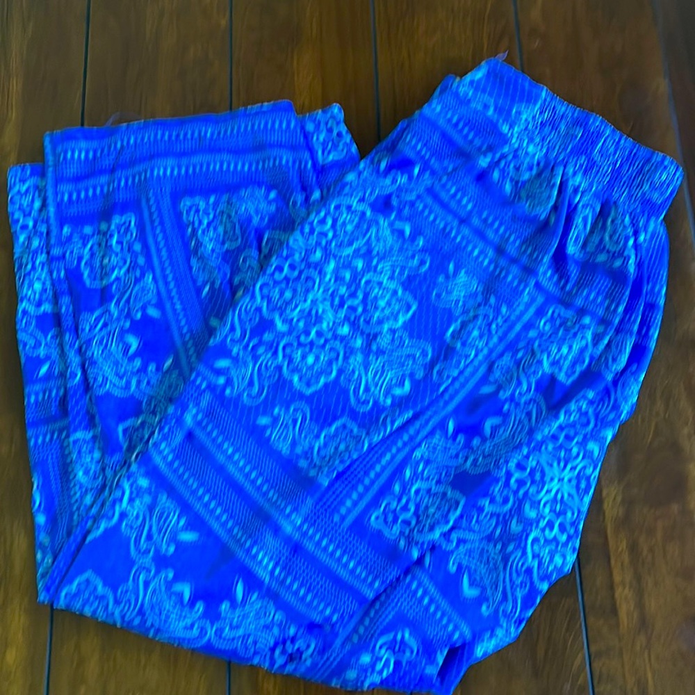 Boho Chic beach pants size 1X   Loose fitting, float and cool for summer